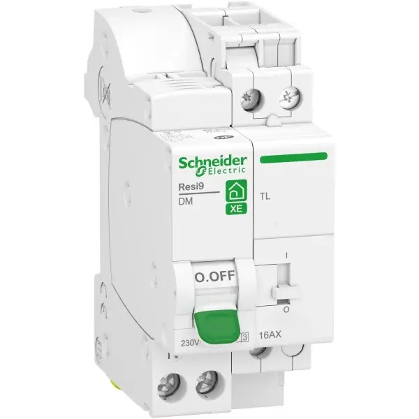 Combiné disjoncteur + télérupteur 1NO - 16A - Resi9 - Schneider Electric - R9ECL616