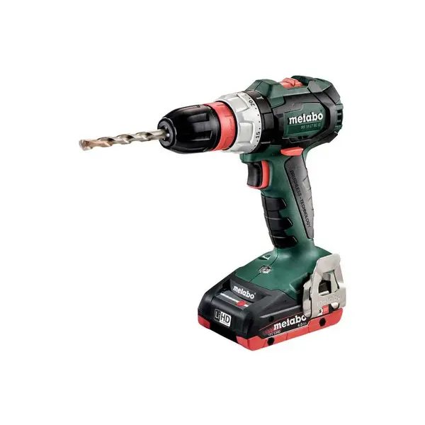Perceuse visseuse 18 V BS 18 LT BL Q - 2 x 4,0 Ah LiHD, ASC 55, coffret Metabox - Metabo