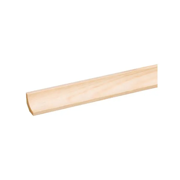 Moulure corniche en pin 270 x 2,2 x 2,2 cm