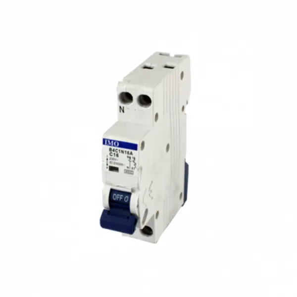 Disjoncteur phase neutre 1P+N - 20A - 4,5kA - courbe C - À vis - IMO B4C1N20A
