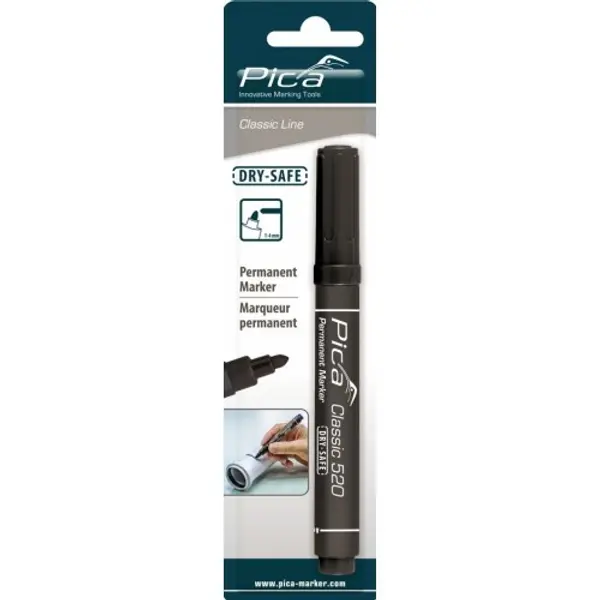 Marqueur classique noir- PICA 520/46