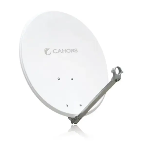 Antenne satellite acier 65cm blanc