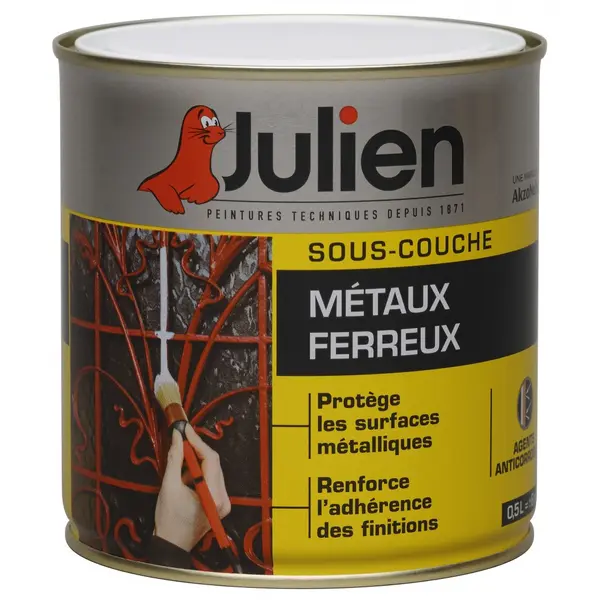 Sous-couche métaux ferreux JULIEN, 0.5 l - Julien