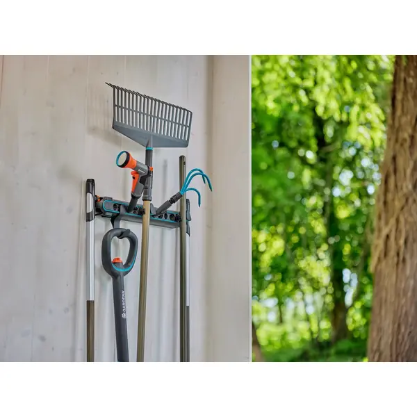 Support mural combisystem FLEX pour ranger les outils de jardin - GARDENA