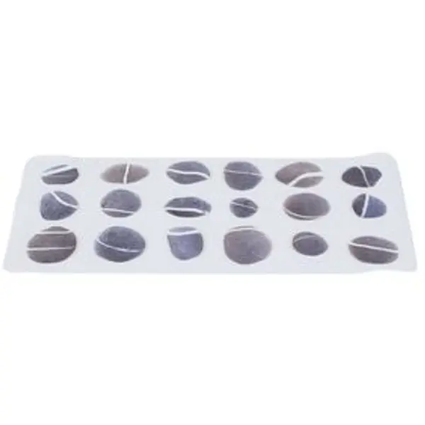 Fond de douche galet gris PVC