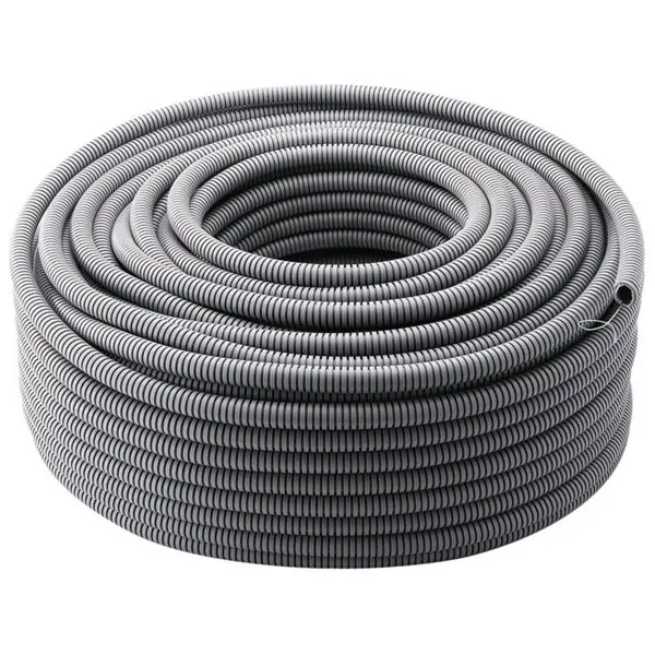 Gaine nue icta gris L. 100 m Ø 20 mm