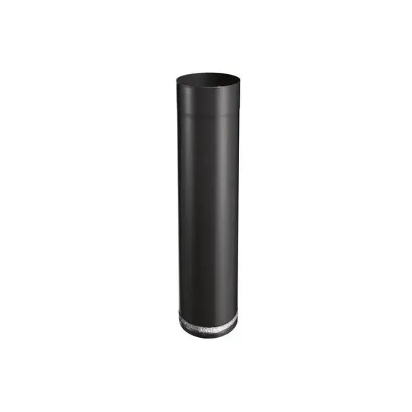 Rallonge télescopique pour raccordement isotip - 500 émail - 0.7MM - noir mat - Ø150 - Joncoux