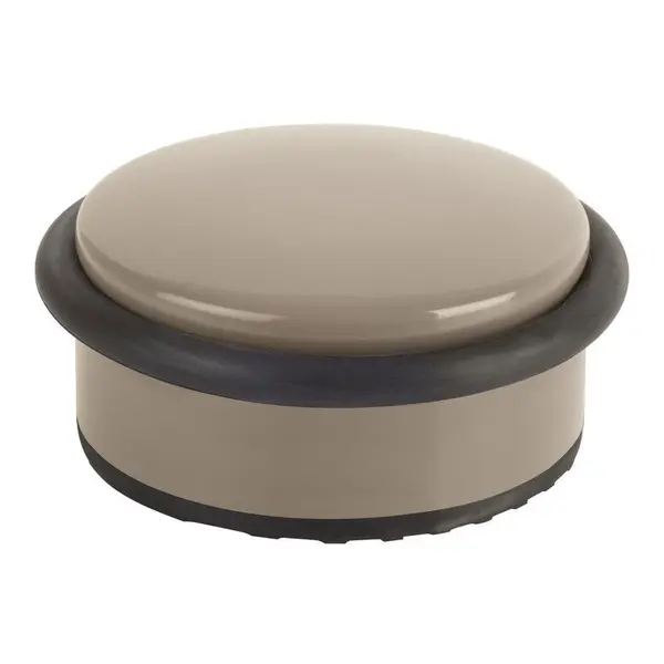 Bloque-porte amovible SUKI inox blanc L. 10.5 x H. 4.5 x L. 10.5 cm - SUKI