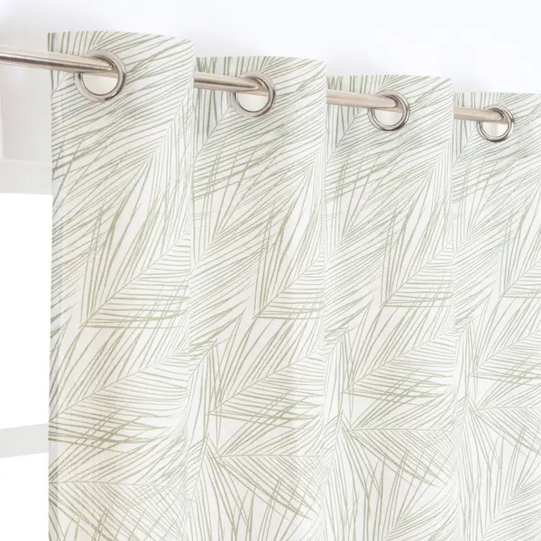 Rideau tamisant Ianna vert 135 x 260 cm - JBY CREATION