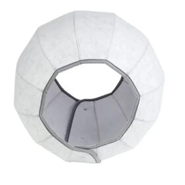 Maison pour chat feutrine blanc L41xl41xH12 cm