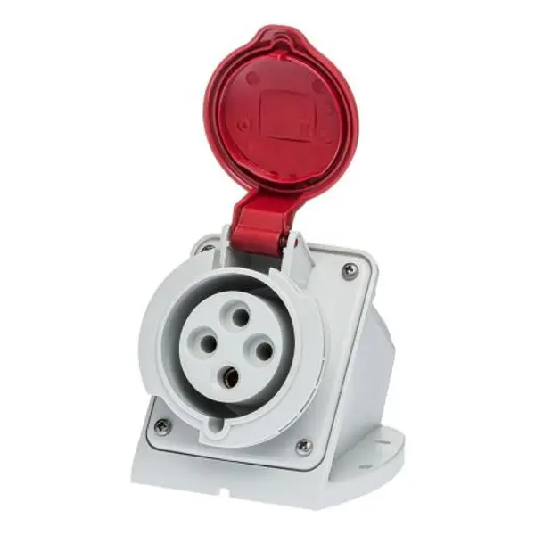 Socle de prise 32A 3P+T en saillie - Étanche IP44 - IDE