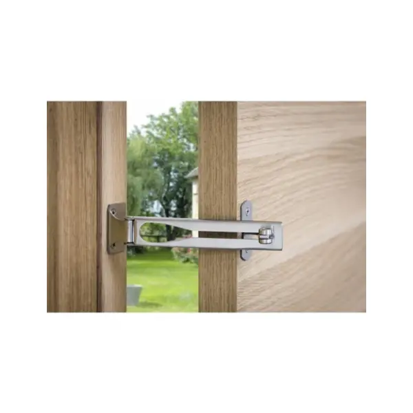 Entrebailleur pour porte d'entrée, taquet d'arrêt, 148mm, inox - THIRARD