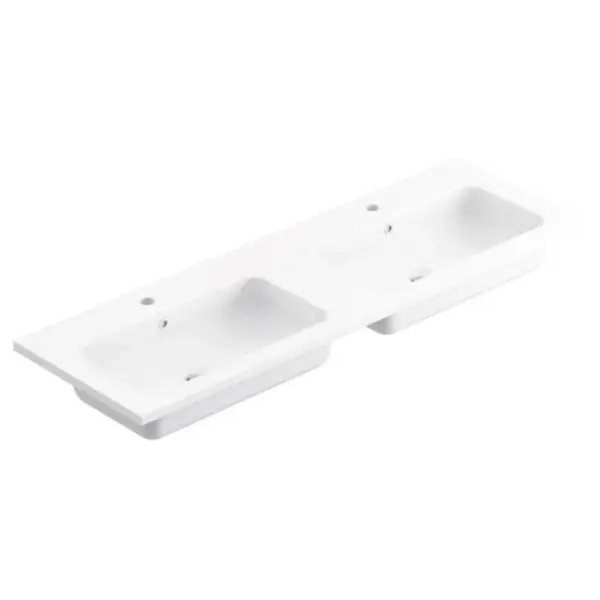 Plan vasque résine Ancodesign 140cm - Double