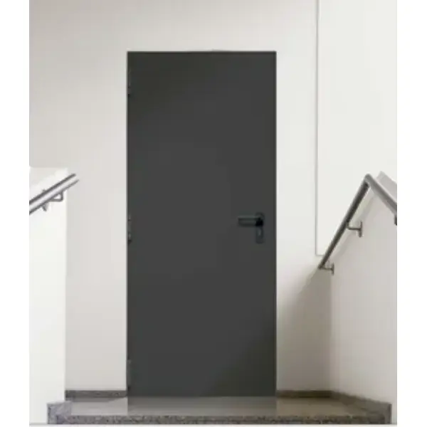 Bloc-porte métallique NEW MULTIPLA - Acier - non-feu - H2050 x L1000 mm - Poussant Gauche - RAL 7016
