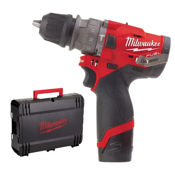 MILWAUKEE Perceuse à percussion 12V 2Ah M12 FPDX-202X - 4933464136