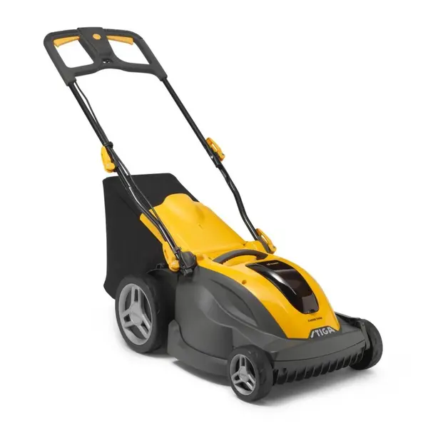 Tondeuse sans fil silencieuse - Combi 344e Kit - largeur coupe 42 cm - jaune - Stiga