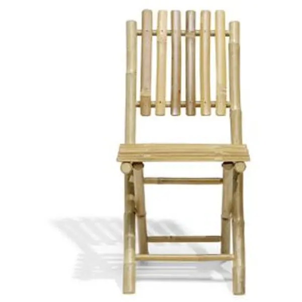 Chaise de jardin pliante en bambou Laos 42x52xH87 cm