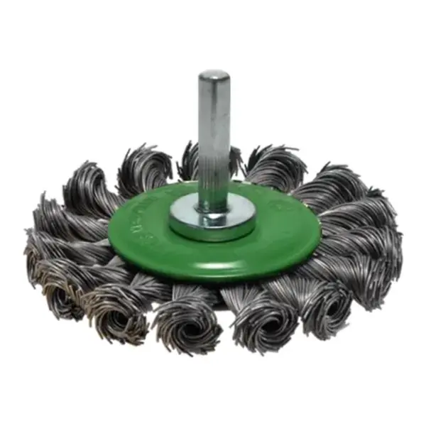 Brosse Circ. Tige De 6 Mm D75 Mm Ép.12 Mm Inox Torsadé 0,50Mm Osborn
