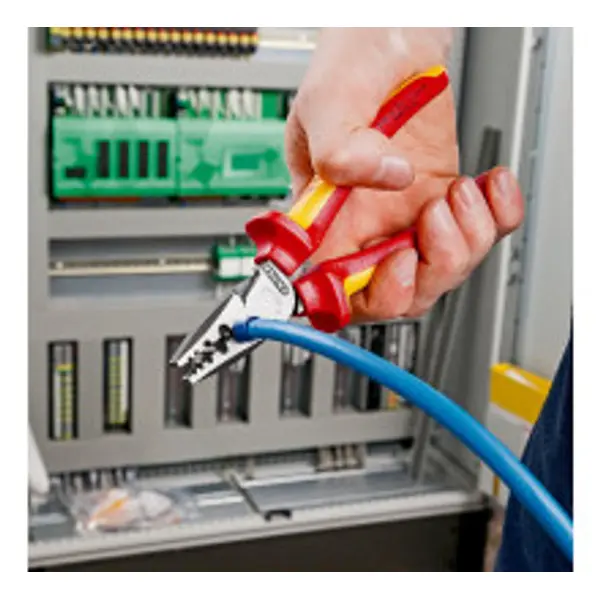 Pince a sertir les embouts de câble 1000v 97.78.180SB 180 mm 254 g - KNIPEX