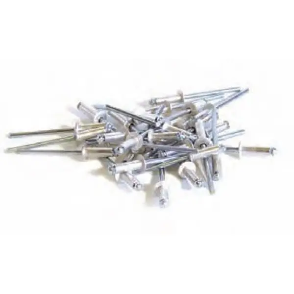 500 rivets Graf -ou éclatés -alu / acier à tête plate Ø 4 x 16 mm - TECHMAN