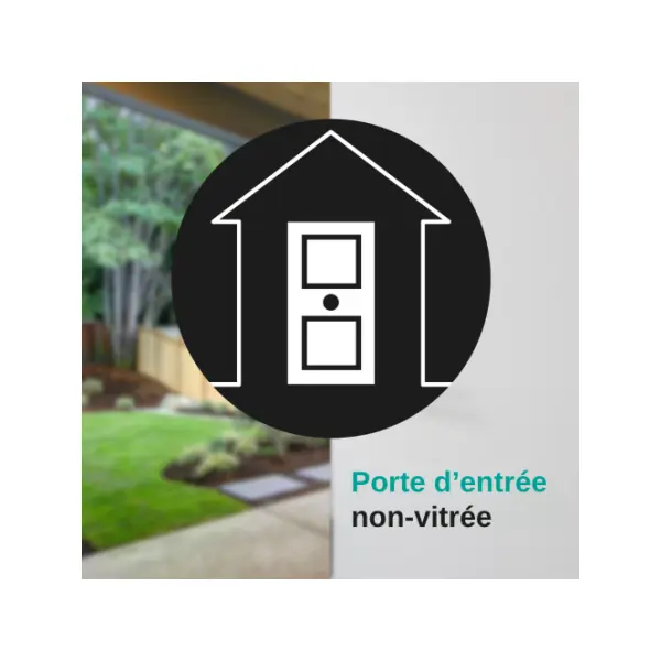Verrou à bouton Design 5 pour porte d'entrée, cylindre 50mm, acier, 3 clés, blanc - THIRARD