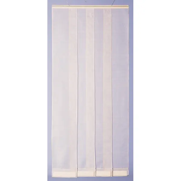 Moustiquaire de porte rideau - 100 x 220 cm - Mosquito - polyester beige 4 panneaux - Jardiline