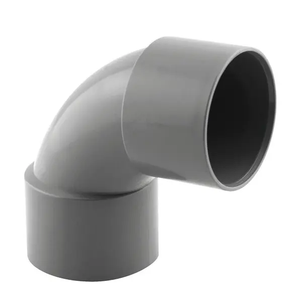 Coude PVC 87 ° F/F Ø 40 mm pour l'évacuation gravitaire des eaux usées et pluviales
