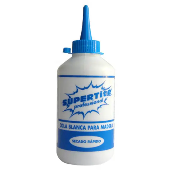 Colle à bois blanche en biberon 250 g - SUPERTITE