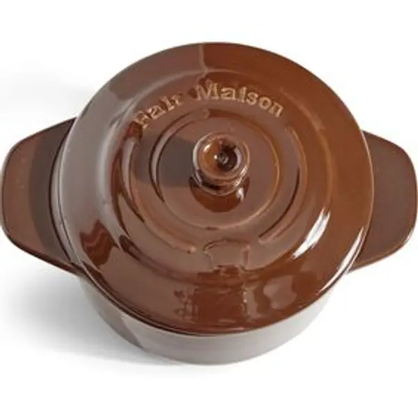 Mini cocotte individuelle en céramique avec couvercle (2 modèles)