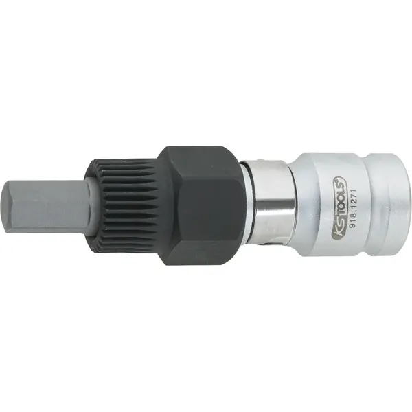 Douille 6 pans pour poulies débrayables d'alternateur Volvo - 10 mm