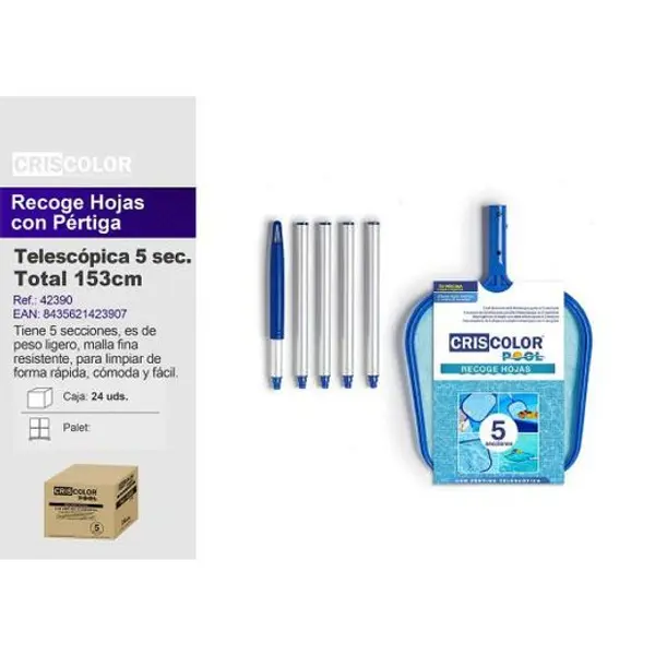 Piscina Recoge Hojas Con Pertiga 42390