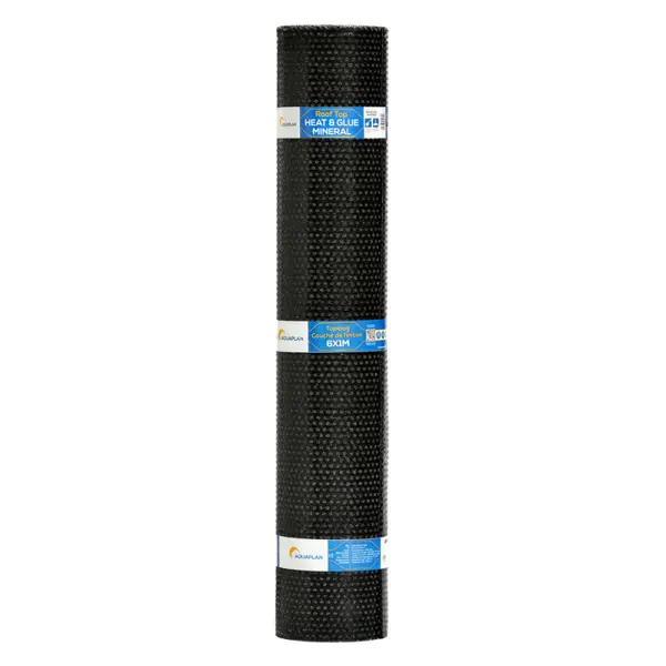 Couche de finition bitumineuse Heat & Glue Mineral 6 m AQUAPLAN