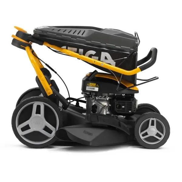 Tondeuse à gazon thermique 139 cm³ - Combi 748S - largeur coupe 46 cm - indicateur bac plein 60L - ejection arrière et mulching - Stiga