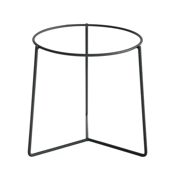 Tripode pour pot anthracite - 38x36 cm - Acier époxy - Louis Moulin