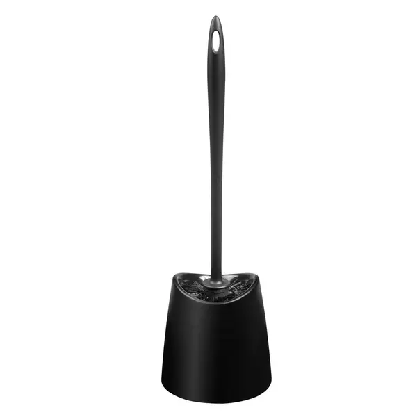 Pot avec brosse WC intégrée noir Standard TATAY - TATAY