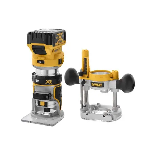DEWALT Affleureuse/Défonceuse 18V XR 8 mm 2x5 Ah - DCW604P2