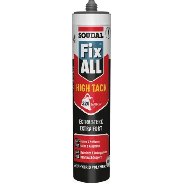Mastic colle blanc - Fix ALL "HIGH TACK" 290ml
