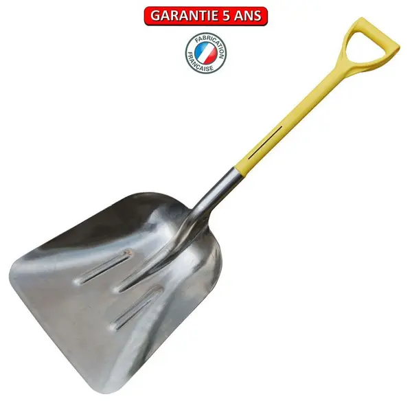 Pelle extra creuse alu manche composite poignée en D - PERRIN
