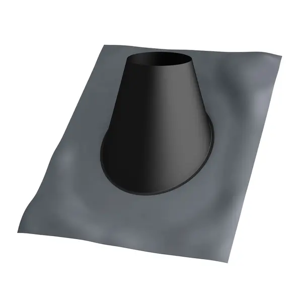 Solin plomb - Apollo Pellets 2.0 - Ø80 mm - pente 10 à 30° - RAL 9017 - Joncoux