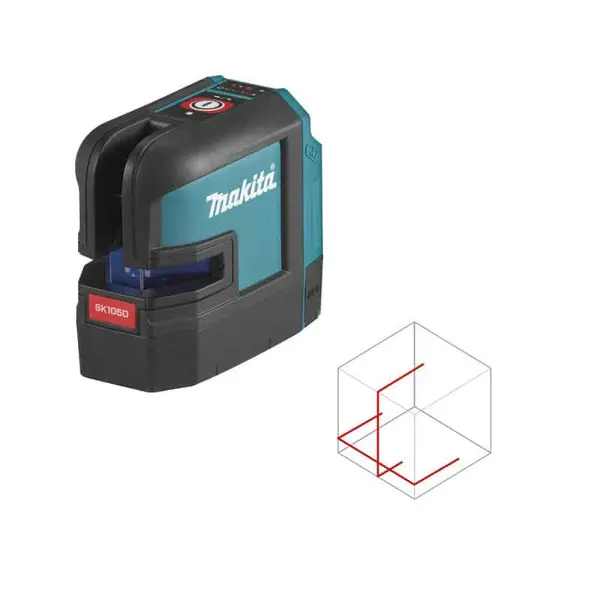 MAKITA Laser croix rouge 12V CXT portée de 25 m Solo - SK105DZ