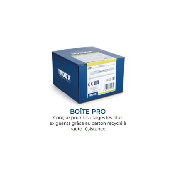 Boite de 100 - Base adhesive deux voies, pour collier de serrage - Nylon