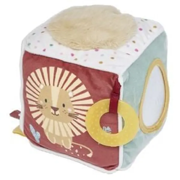 Cube d'éveil motif Lion 4 activités