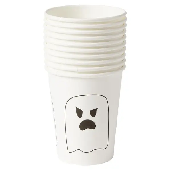 Gobelet en carton motif fantôme 25cl x10