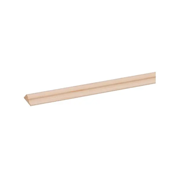 Moulure décorative en pin 270 x 2,2 x 0,9 cm