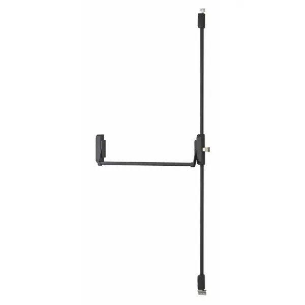 Serrure anti-panique U-Cross pour porte d'entrée 1150mm max, 2/3 pts haut et bas, réversible, noir - THIRARD