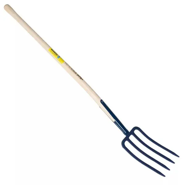 Fourche à bêcher à soie 4 dents 30 manche pomme - PERRIN