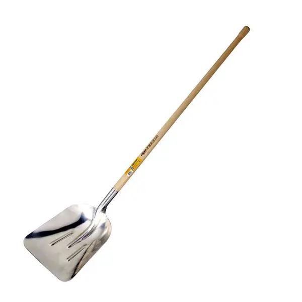 Pelle à neige extra creuse alu manche pomme 1,20 m, outil pour le déneigement et agricole - PERRIN