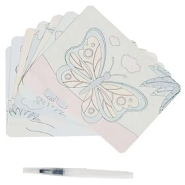 Activité coloriage carte magique x6