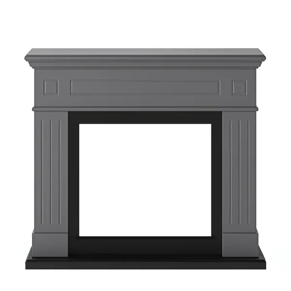 Habillage de cheminée pour Powerflame modèle Larsen - Gris uni - TAGU