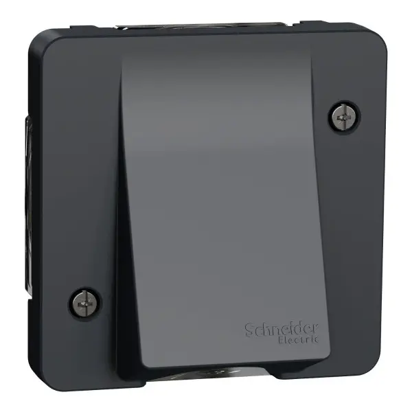 Mureva Styl - Sortie de câble - composable - IP55 IK08 - connexion auto - gris - MUR37931